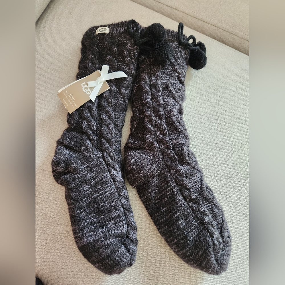 Fleece lined cozy socks